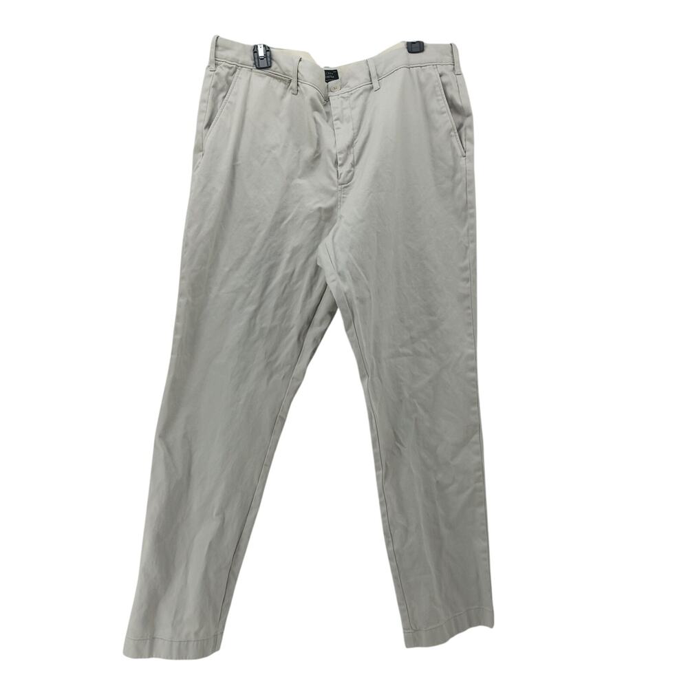 J. Crew Stretch Men's Beige 770 Straight 38x32 Pants Preppy